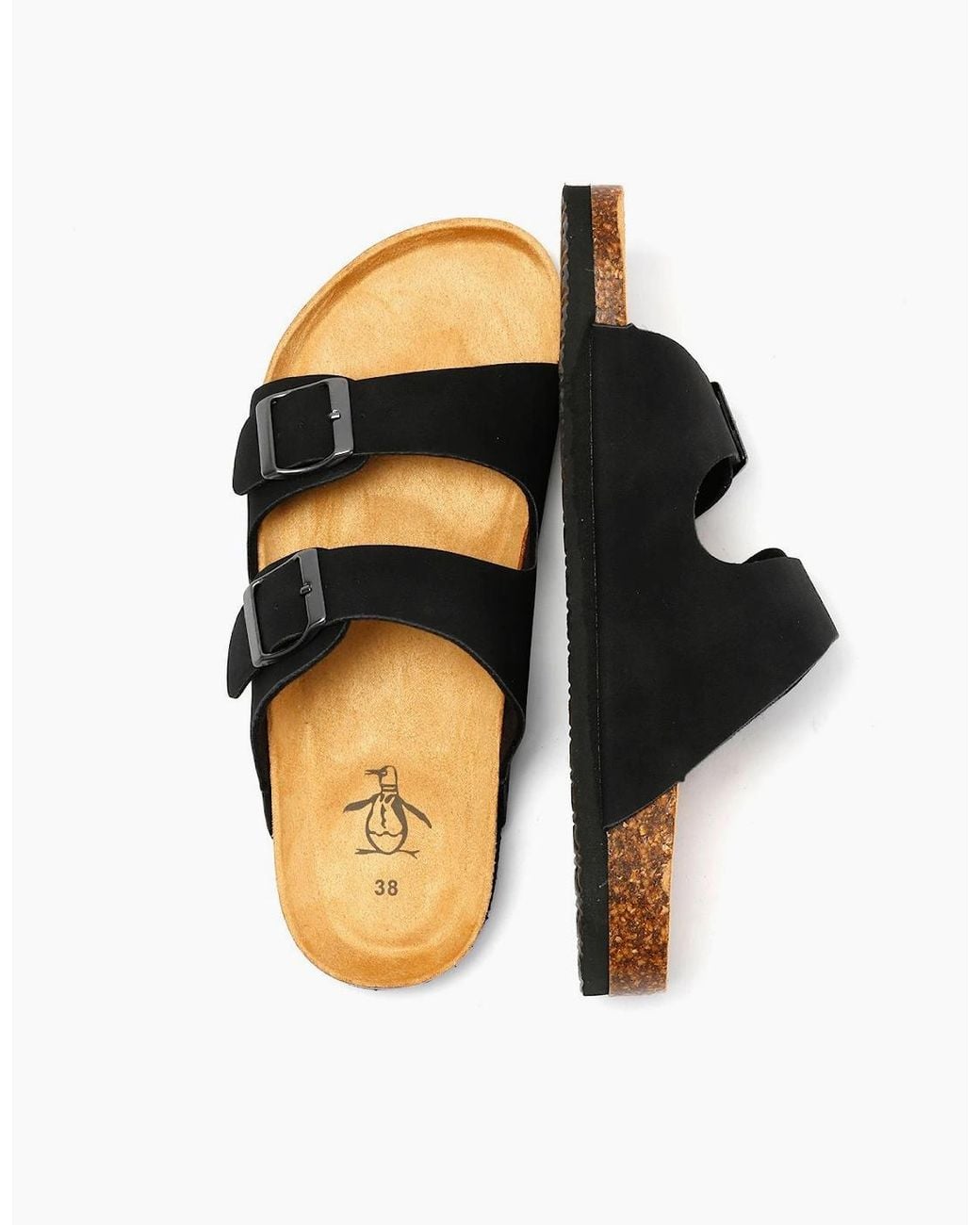 Original Penguin Black Penguin Port 2 Sandals