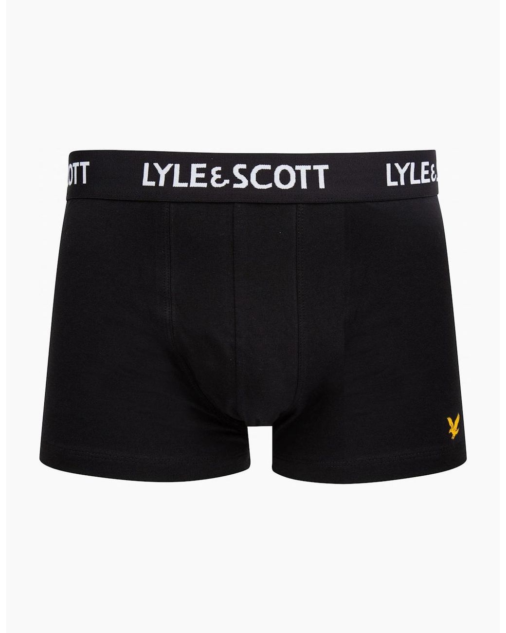 Lyle & Scott Black 3-Pack Barclay Boxer Briefs for men