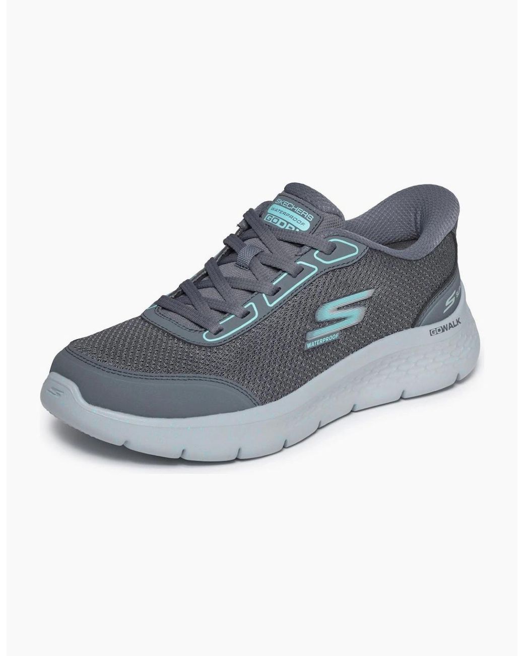 Skechers Go Walk Gray Go Walk Flex Mabel Trainers