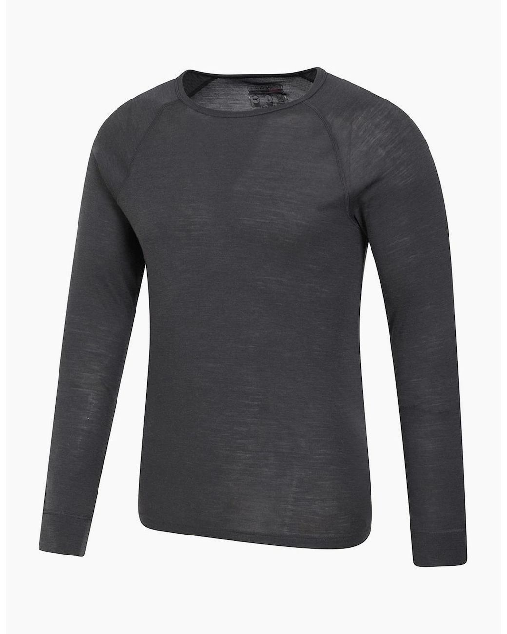 Mountain Warehouse Gray Merino Wool Thermal Top for men