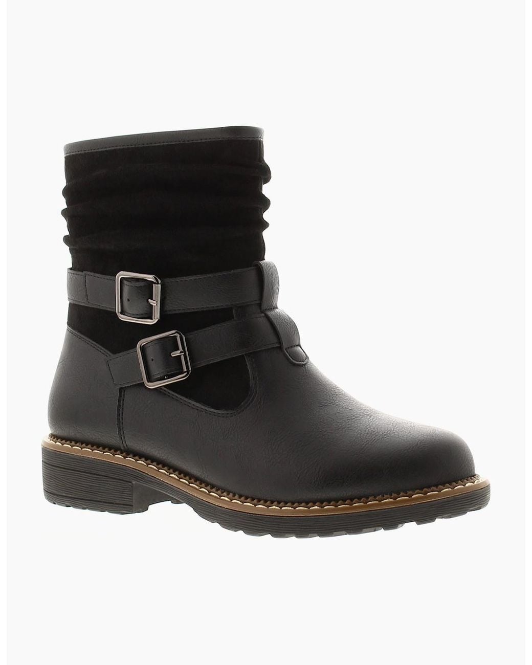 Apache Black Mags Boots Uk Size