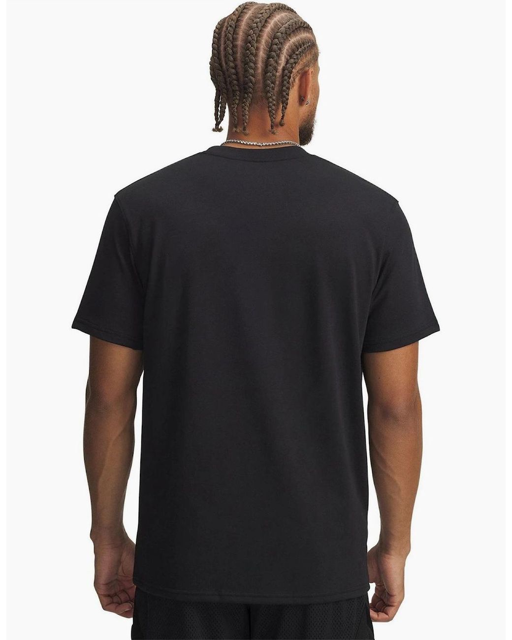 Under Armour Black Curry Crew Neck Short Sleeve Graphic T-Shirt for men