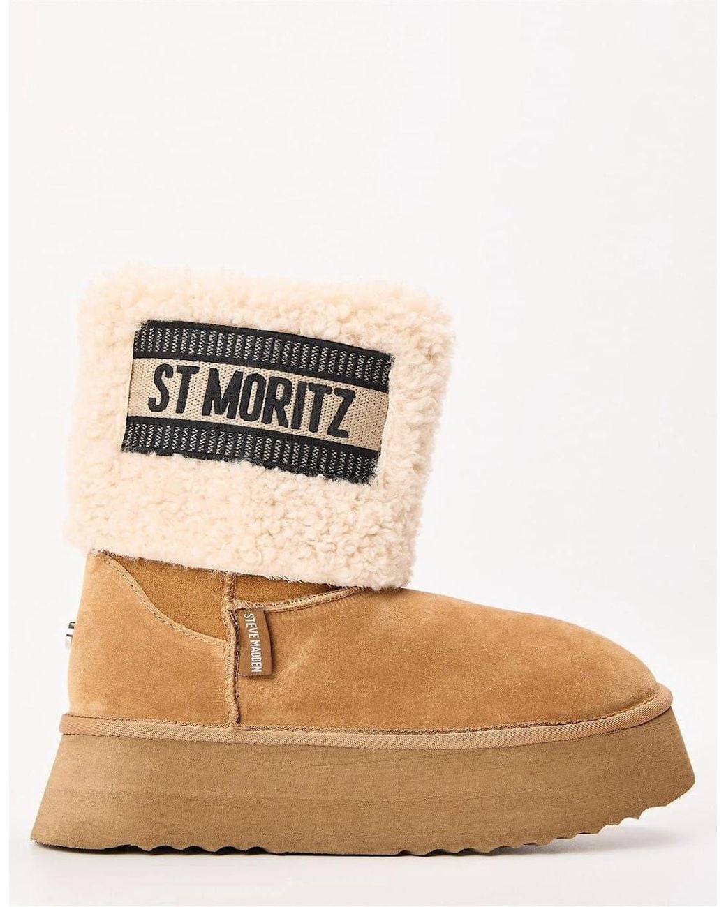 Steve Madden Natural St. Moritz Snug Boots