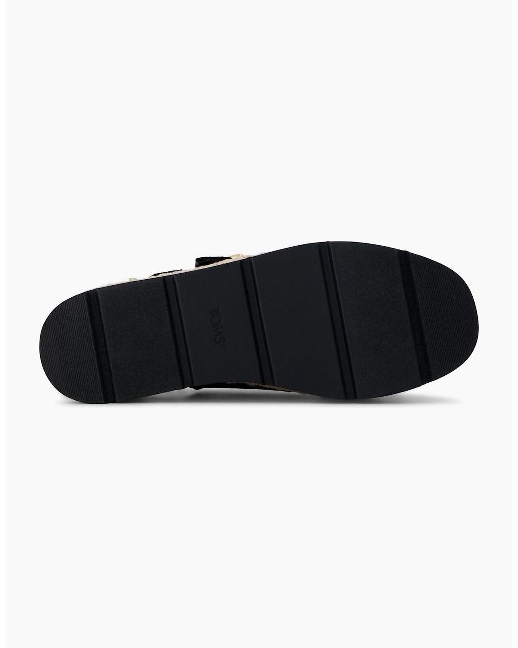 TOMS Black Giana Flatform Sandals