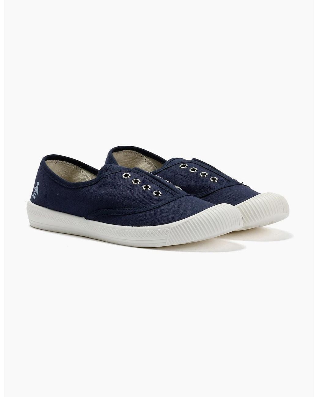 Original Penguin Blue Penguin Anita Canvas Pumps