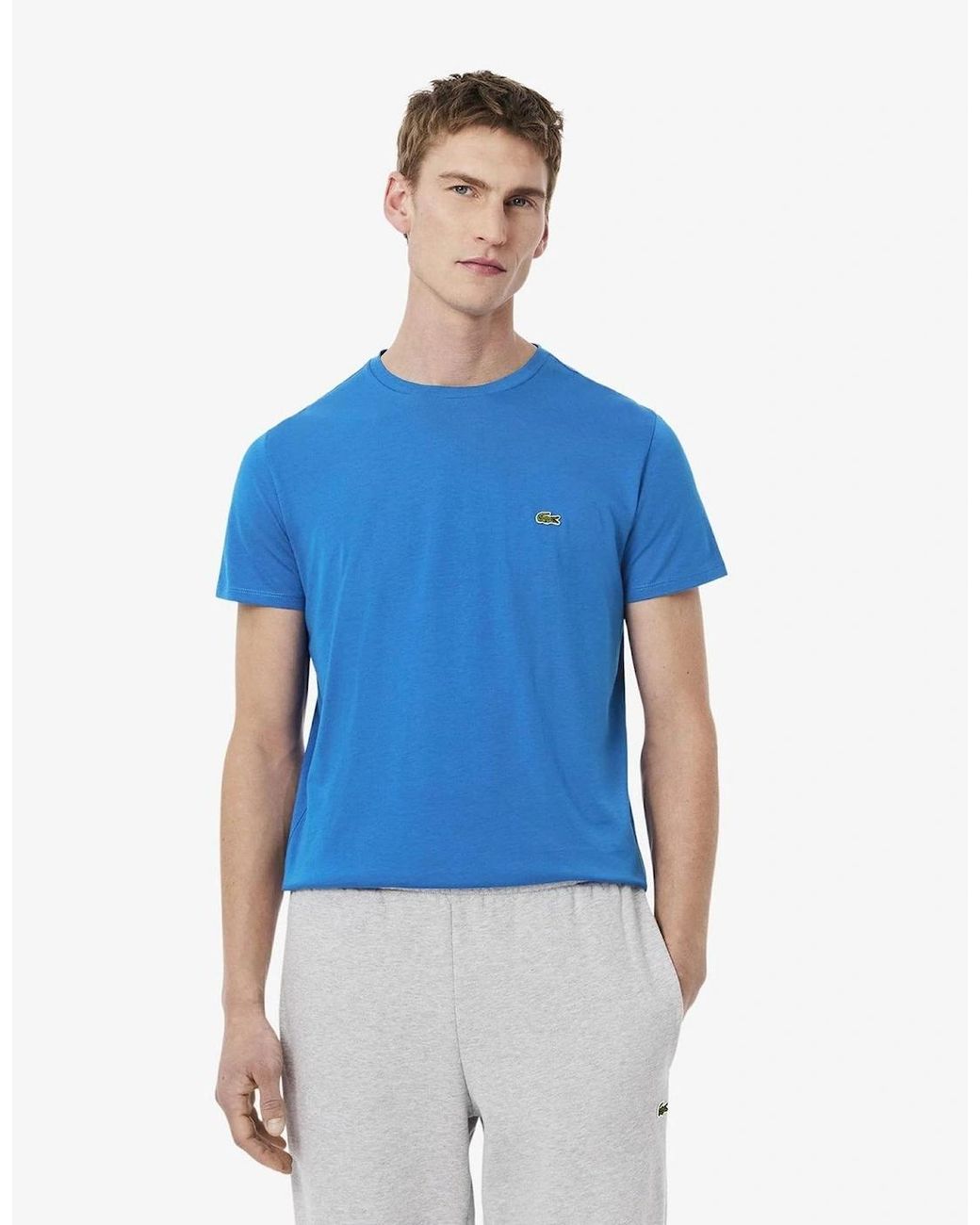 Lacoste Blue Pima T Shirt for men