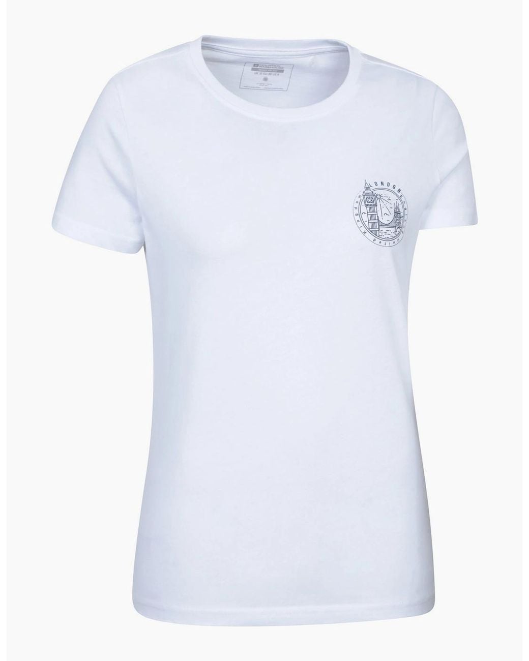 Mountain Warehouse White Ladies London Short-Sleeved T-Shirt