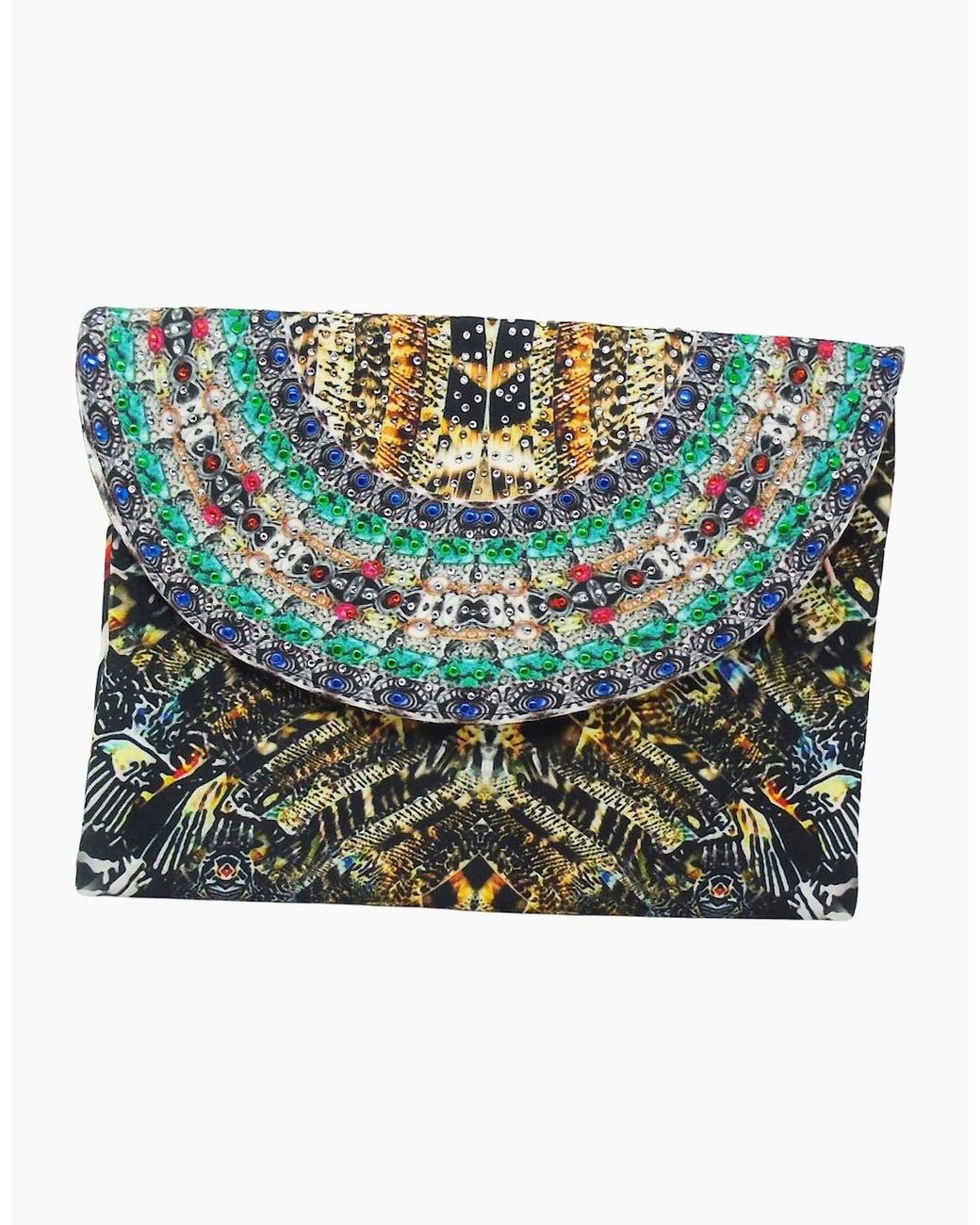 Inoa Green Fashion Golden Eagle 120214 Clutch Bag