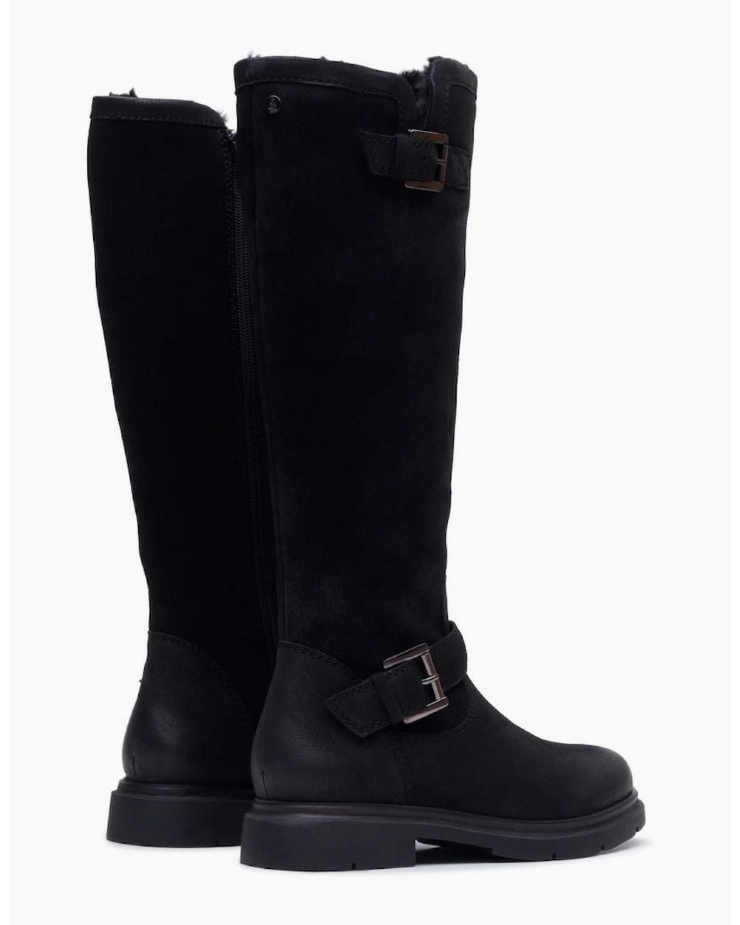 Hush Puppies Black Cressida Knee High Boots