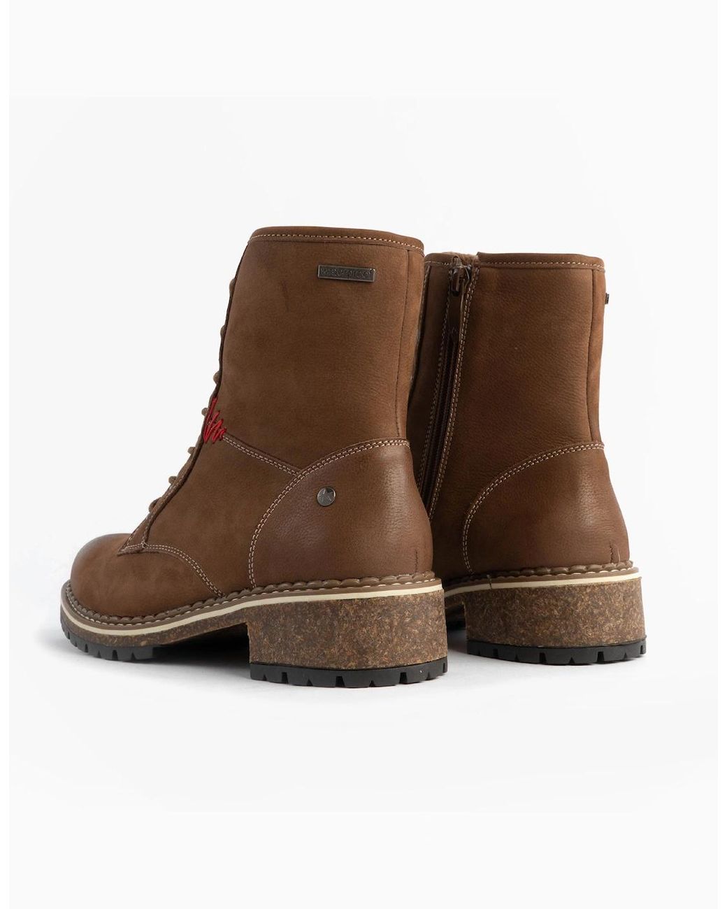 Josef Seibel Brown Waylynn 10 Lace Up Ankle Boots
