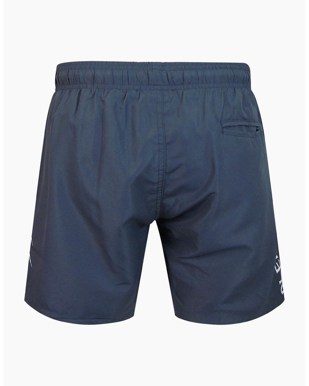 Philipp Plein Blue Plein Sport Ripstop Logo Medium Boardshort Dark Swim Shorts