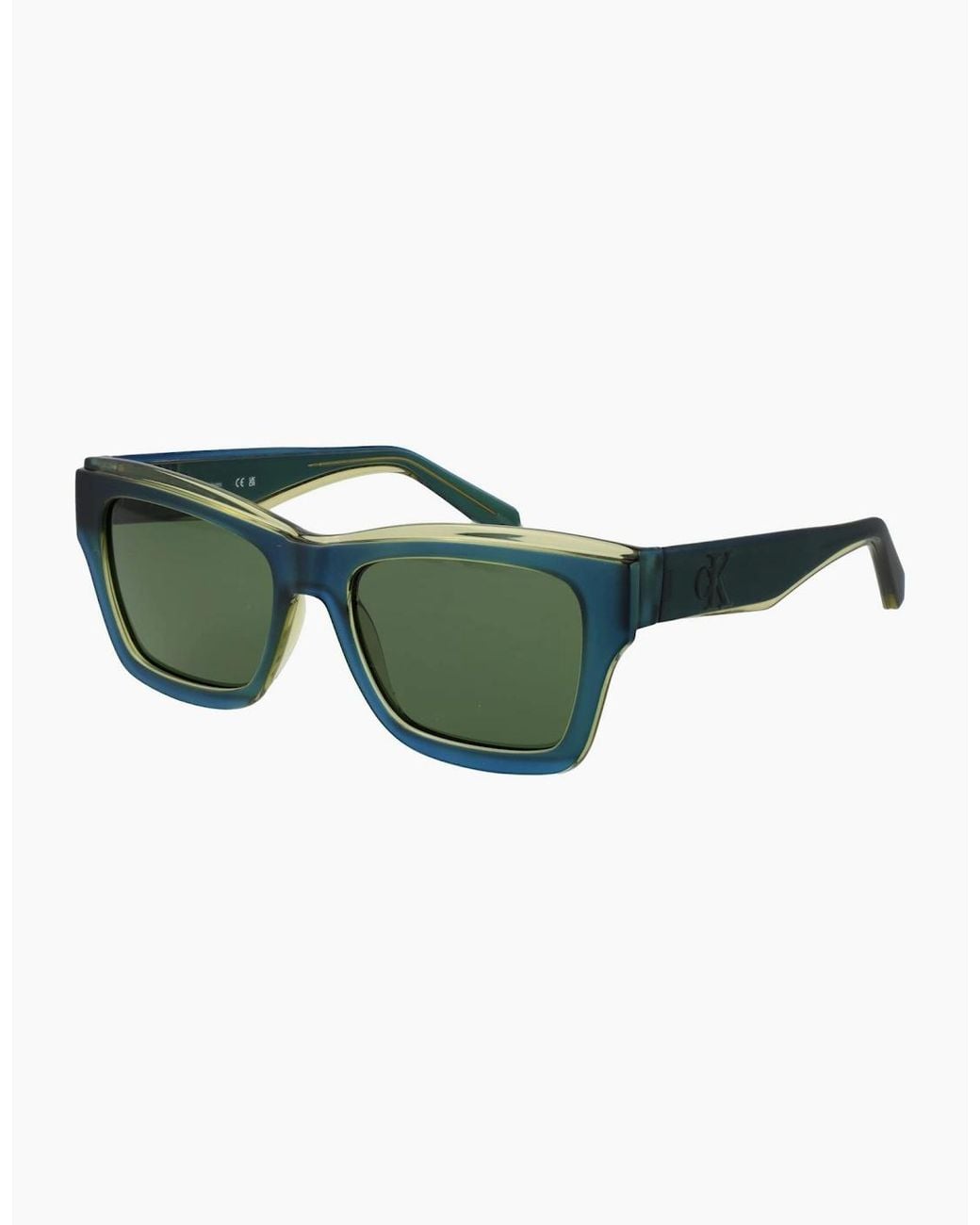 Calvin Klein Green Jeans Sunglasses Ckj24609S 432 53