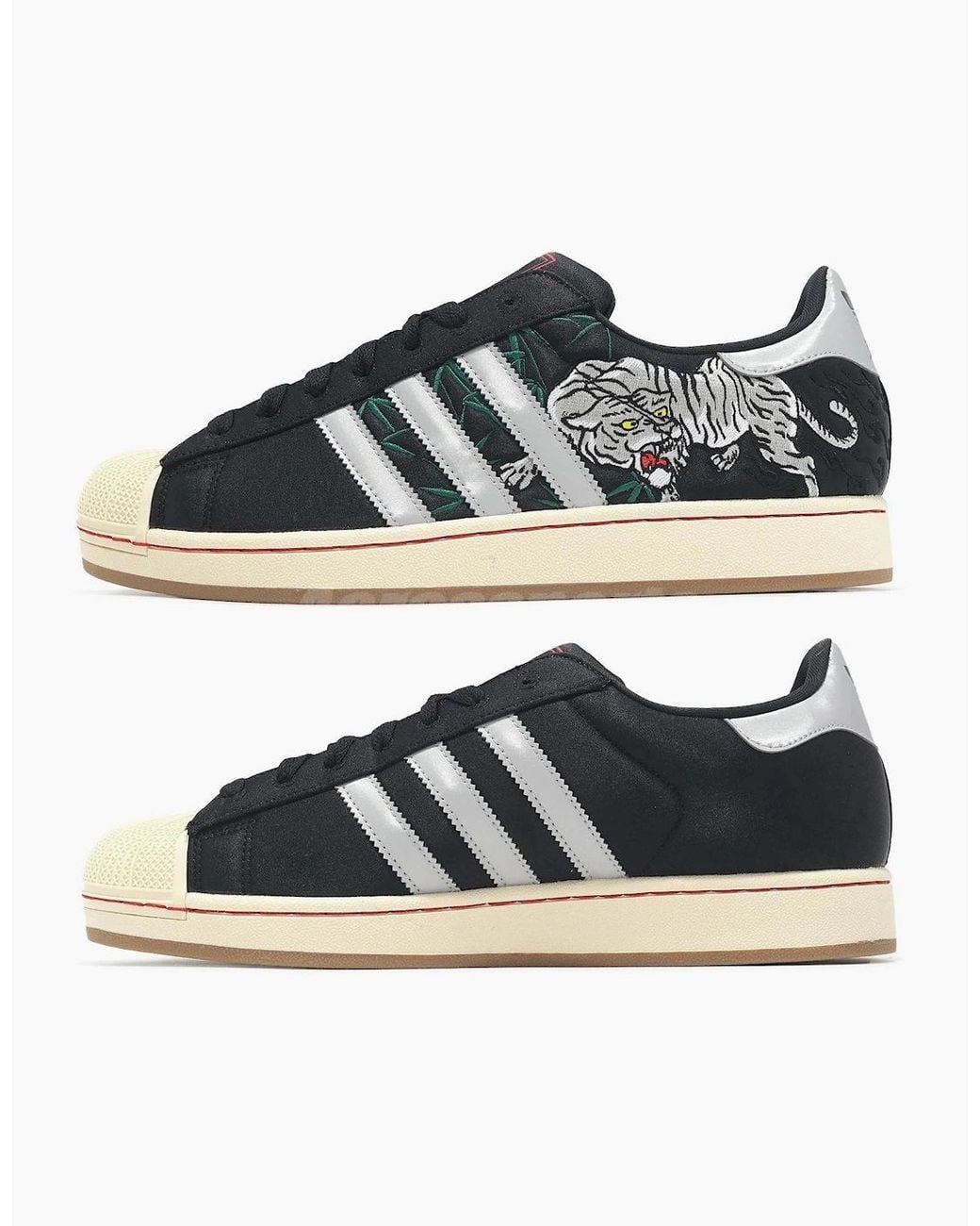 Adidas Black Originals Superstar Ii Tokyo Sukajan Sneakers