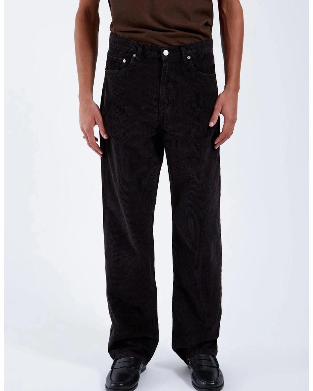 Dr. Denim Black Omar Cords for men