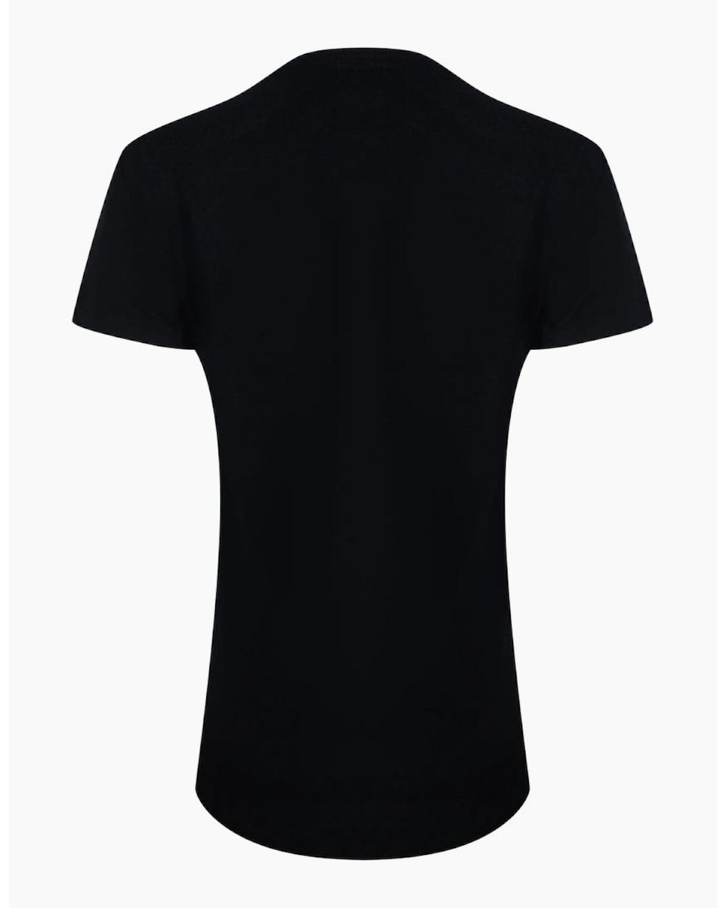 Love Moschino Black Layered Logo T-Shirt
