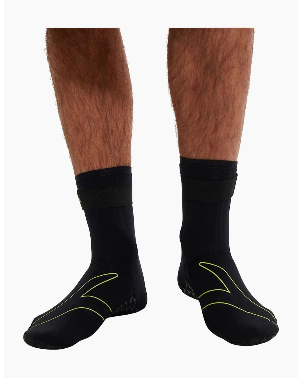 Speedo Brown Adult Touch Fastening Pool Socks