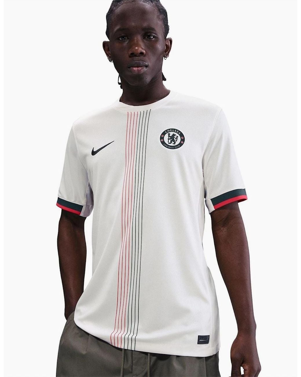 Nike White Chelsea Away Shirt 2025 2026 Adults for men