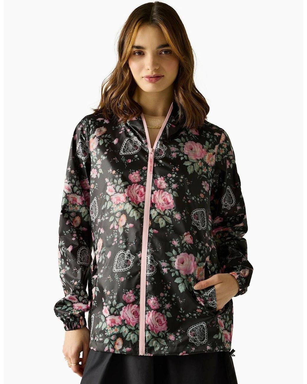 Regatta Black Cath Kidston Waterproof Jacket
