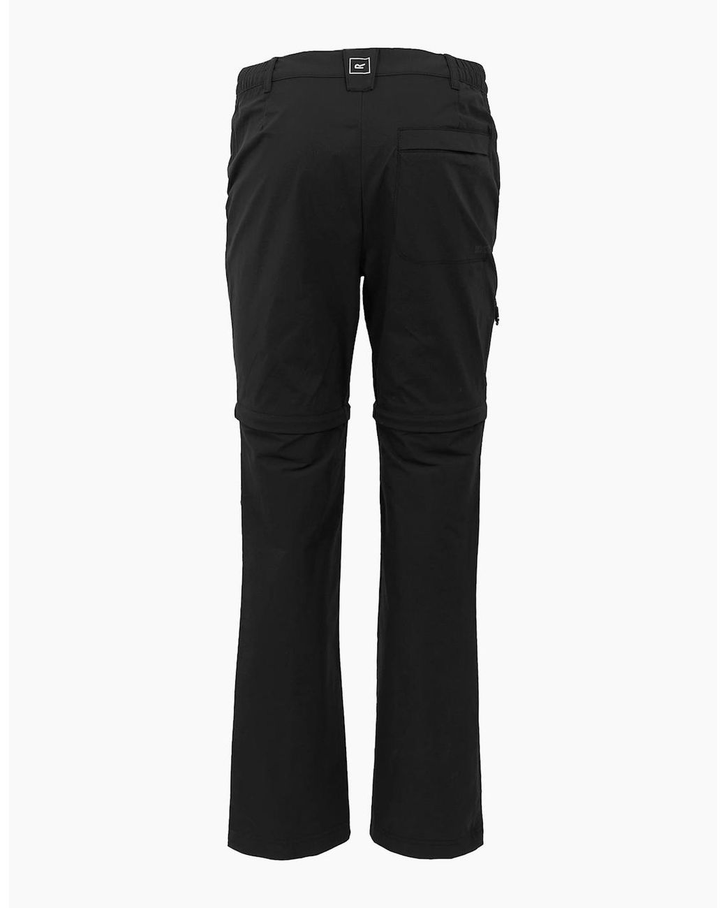Regatta Black Highton Ii Zip-Off Hiking Trousers for men