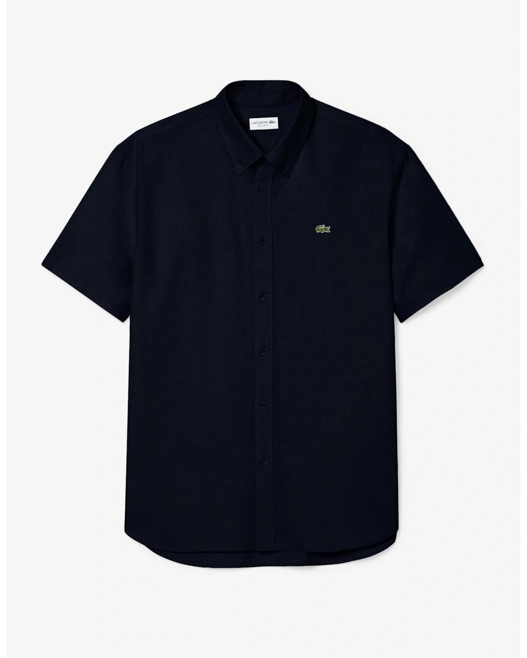 Lacoste Blue Regular Fit Oxford Shirt for men