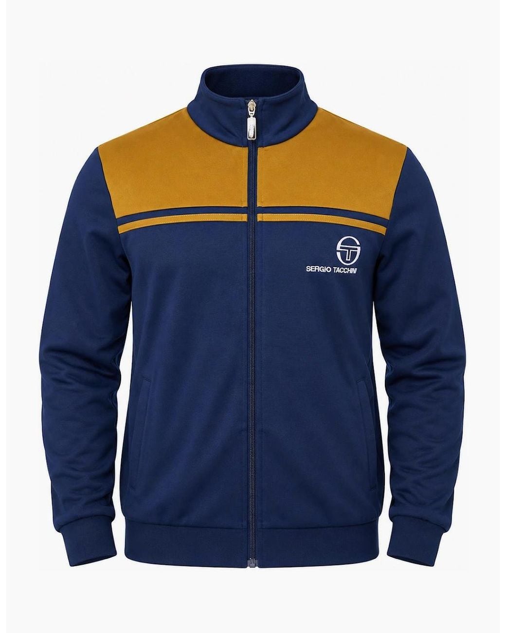 Sergio Tacchini Blue New Young Line Track Top Jacket Maritime/Golden for men