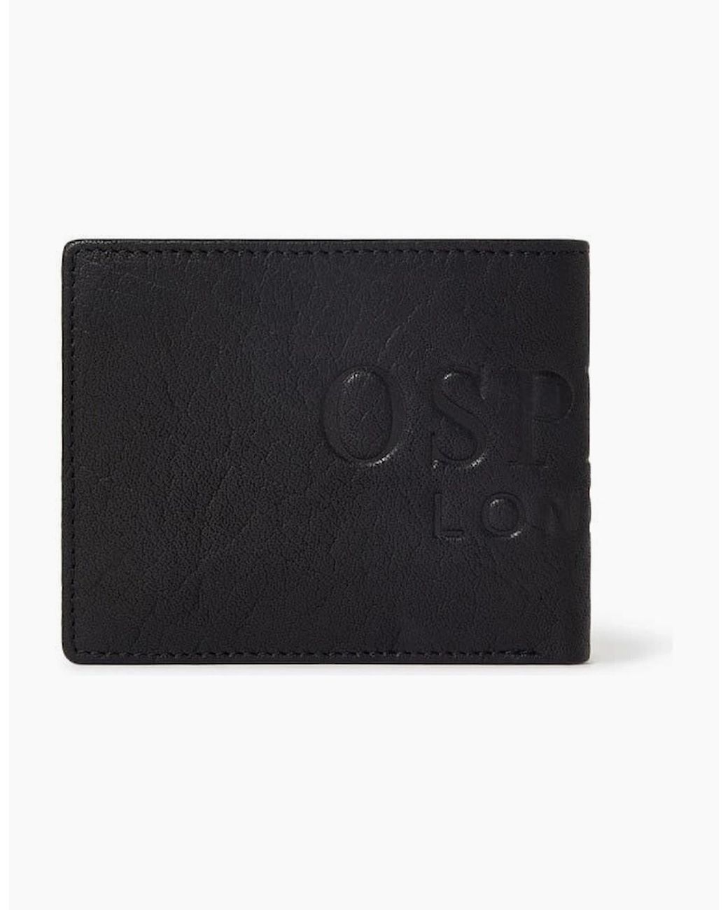 Osprey Black Barker Coin Pocket Wallet for men