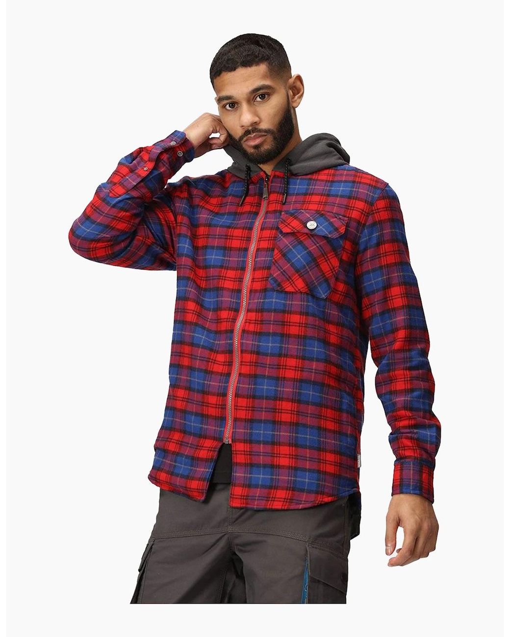 Regatta Red Professional Checked Jacket for men