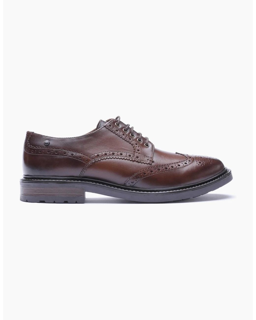 Base London Purple London Tanner Leather Brogues Shoes for men
