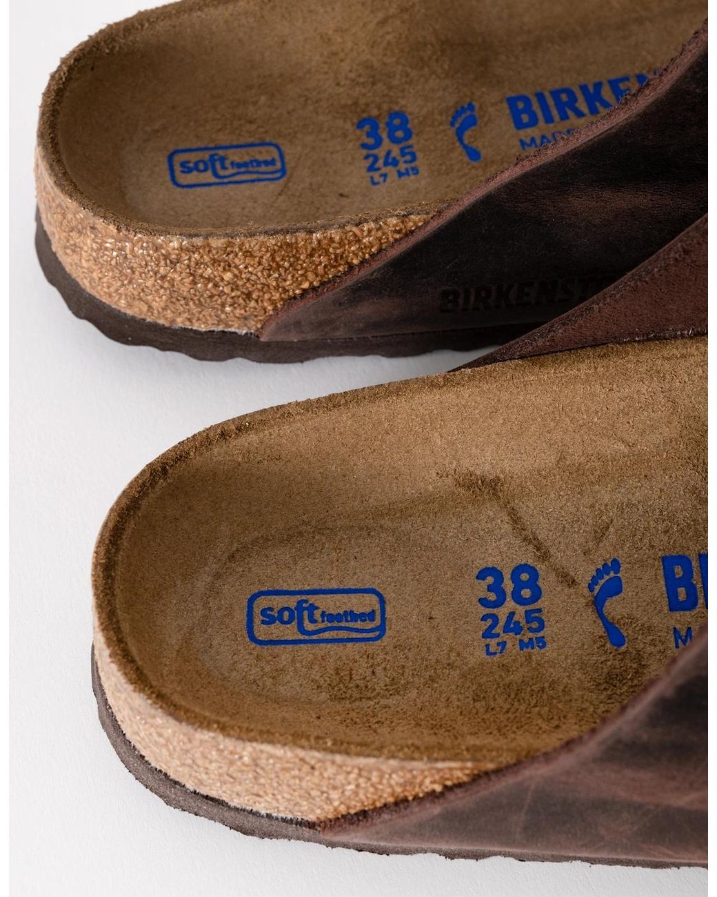 Birkenstock Arizona Brown Soft Footbed Oiled Leather Sandals