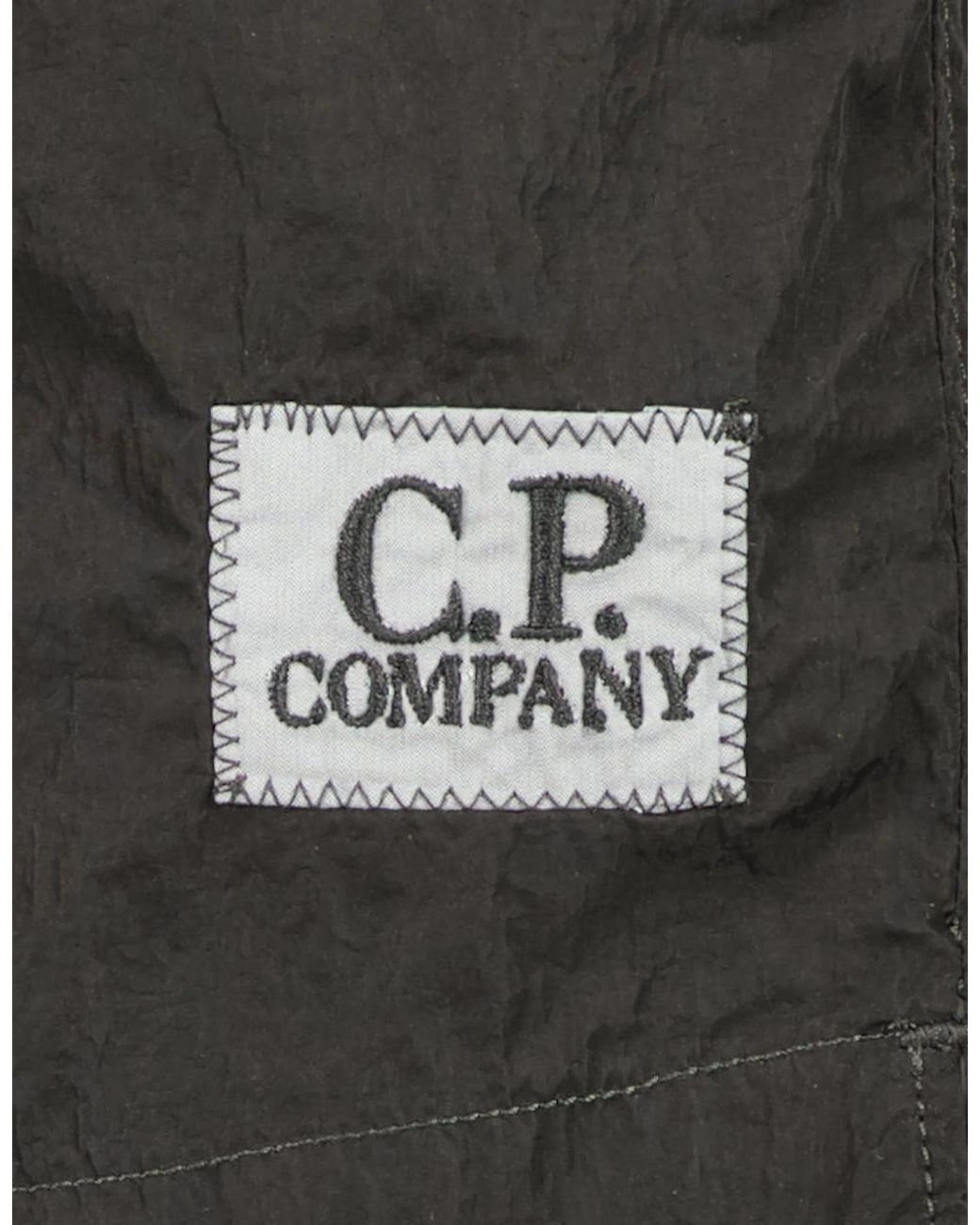 C P Company Gray Chrome-R Boxer Swim Shorts for men