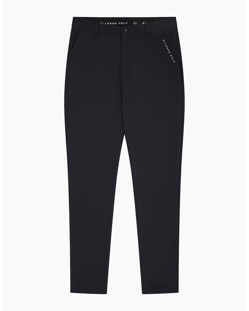 Ellesse Blue Min Solid Patterned Slim Chinos for men