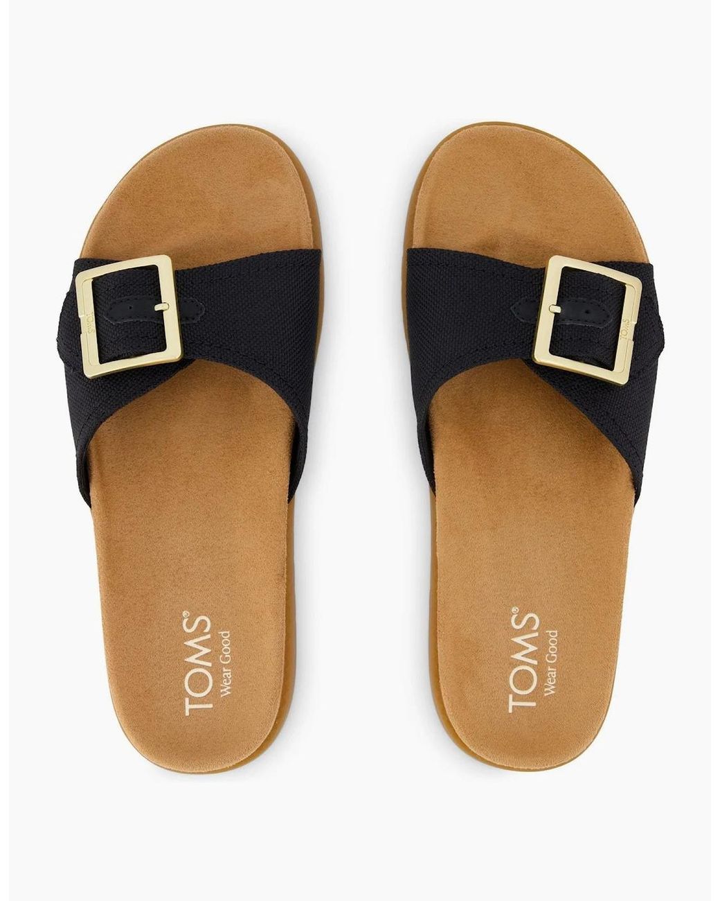 TOMS Black Marin Slide Sliders