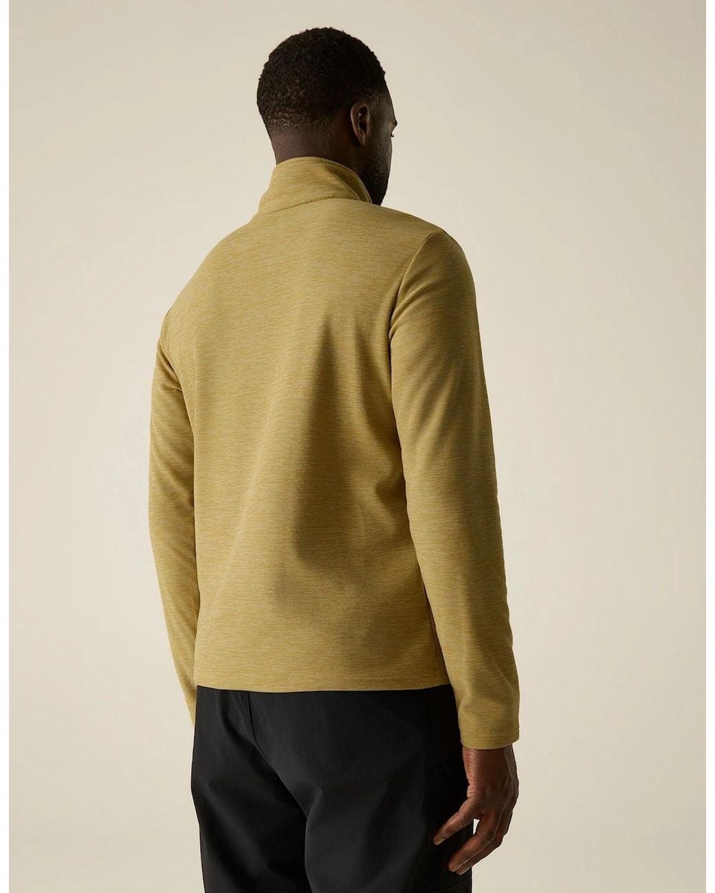 Regatta Natural Thompson Marl Half Zip Fleece Jacket for men
