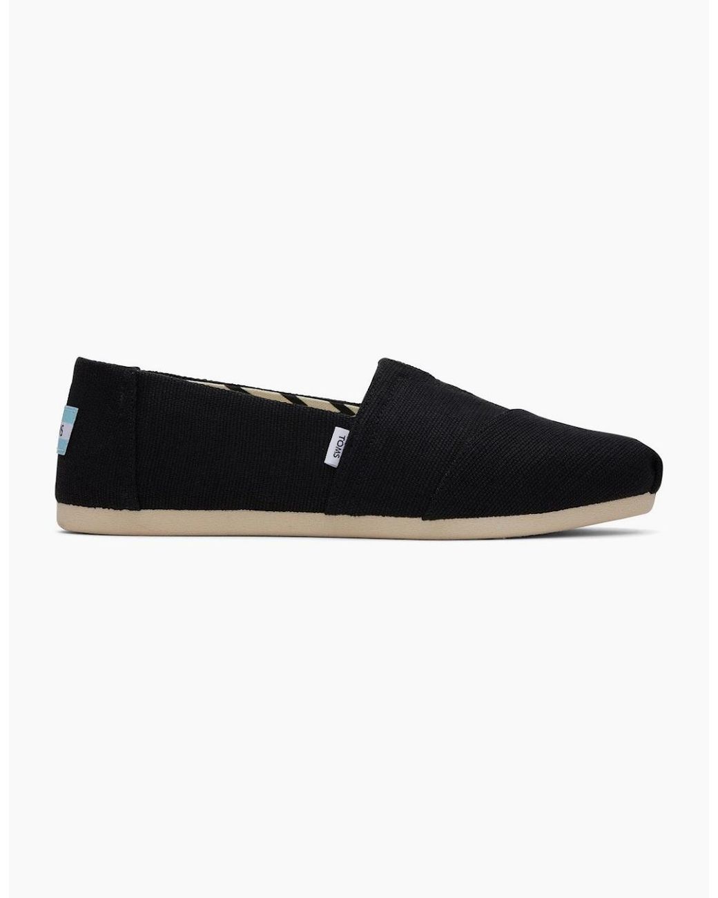 TOMS Black Alpargata Slip On Shoes