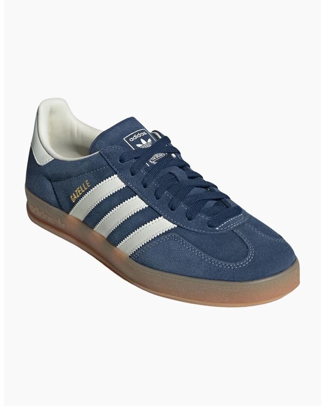Adidas Blue Gazelle Indoor Night Off Metallic Trainers