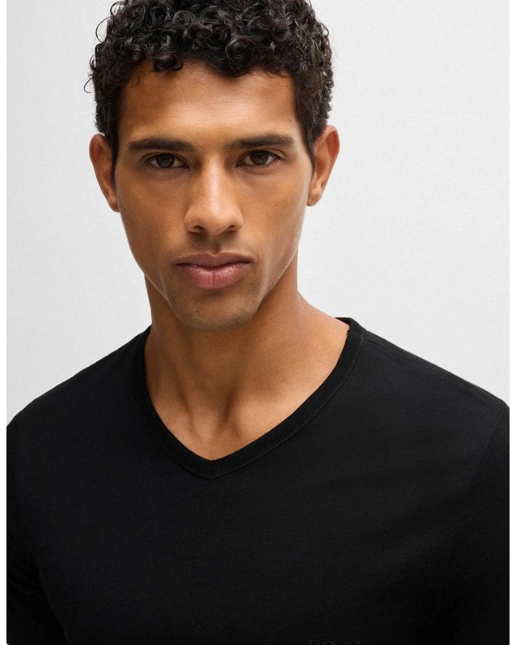 Boss Black Boss 3-Pack V-Neck Underwear T-Shirts for men