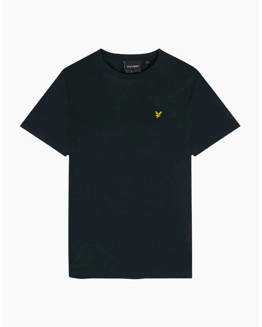 Lyle & Scott Black Lyle & Scott Plain T-Shirt Dark for men
