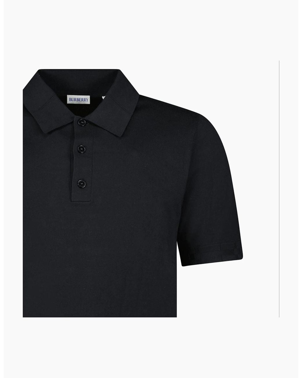 Burberry Black Kieran Polo Shirt for men