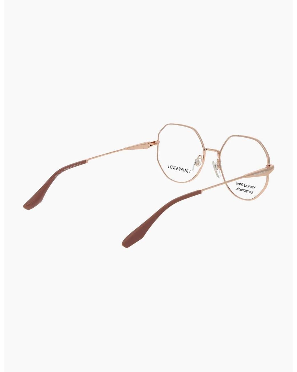 Trussardi Metallic Optical Frame Tsw1042 05A 53