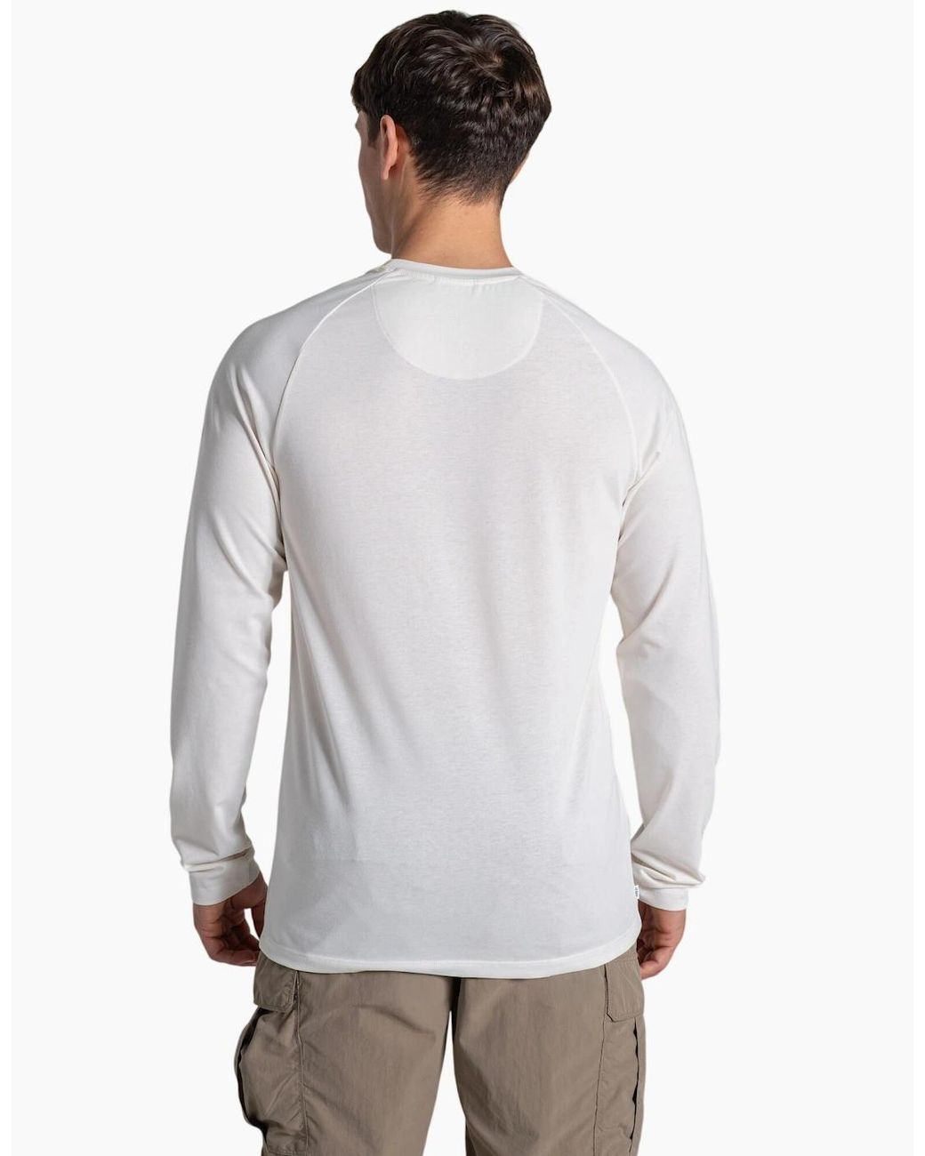 Craghoppers Gray Nour Nosilife Long-Sleeved T-Shirt for men