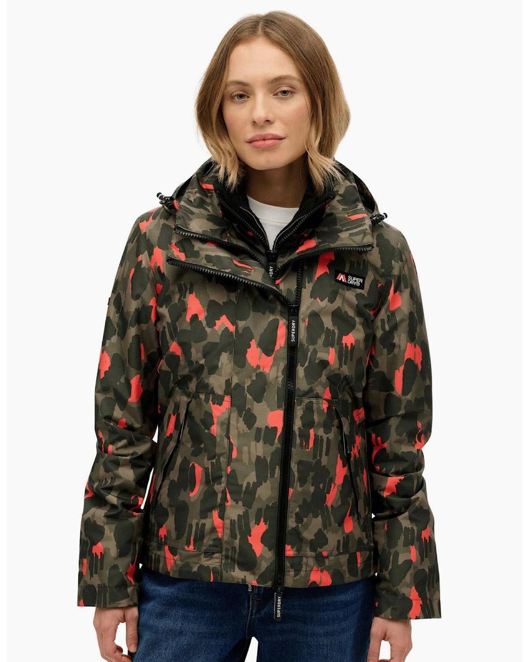 Superdry Brown & Co Hooded Mountain Windbreaker Jacket