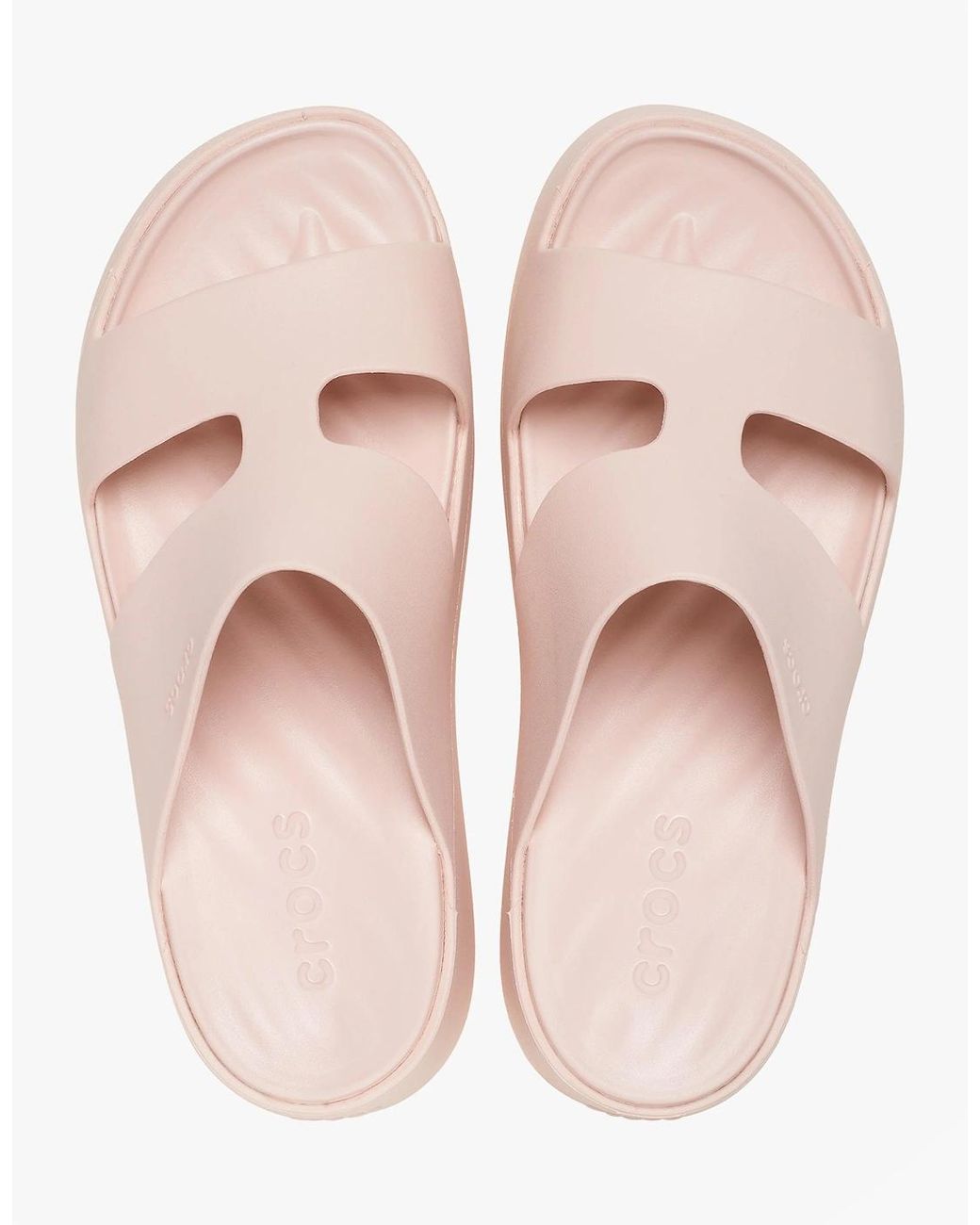 CROCSTM Pink Blush Getaway Platform Heeled Sandals
