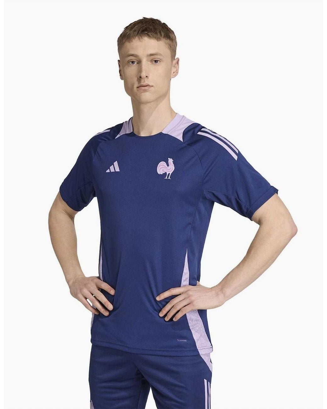 Adidas Blue Ffr Perf Tee