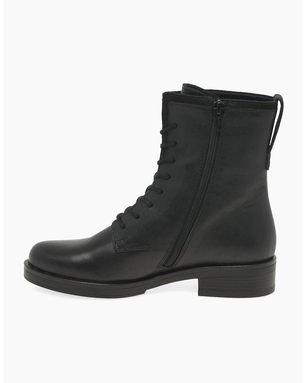 Gabor Black Hay Biker Boots
