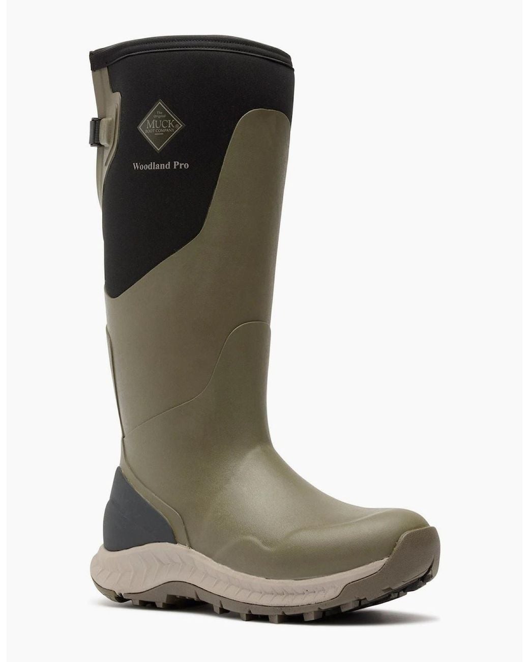 Muck Boot Green S Woodland Pro Rubber Wellington Boots for men