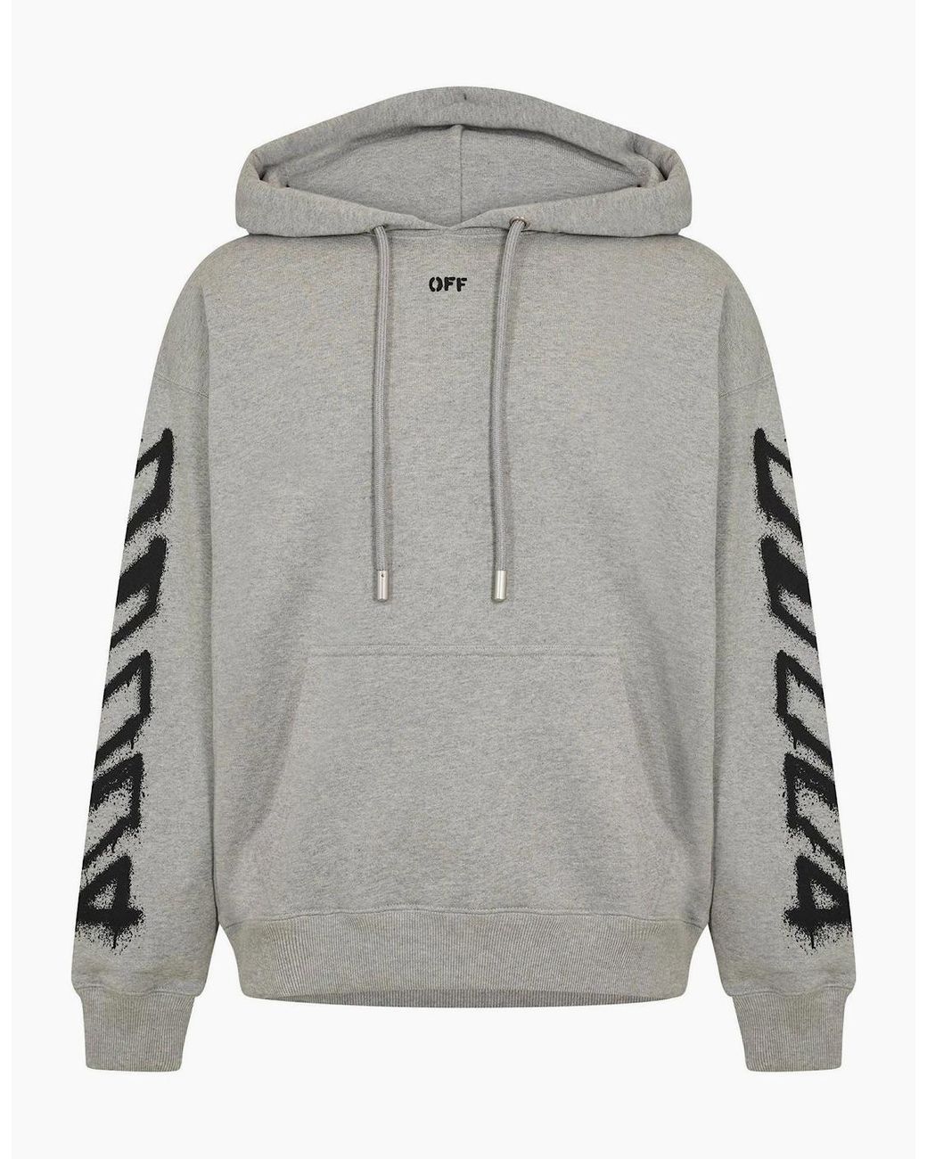 Off-White c/o Virgil Abloh Gray Overhead Hoodie for men