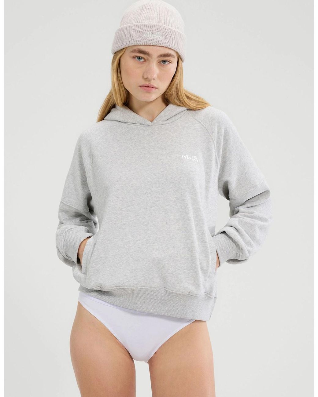 Ellesse Gray Liscia Oh Hoodie