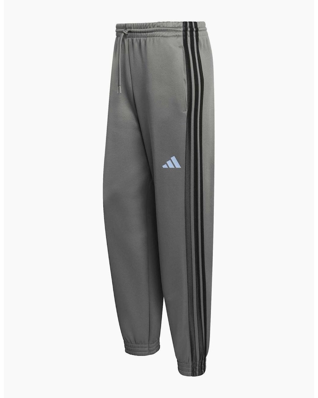Adidas Gray Stadium Fleece Joggers for men