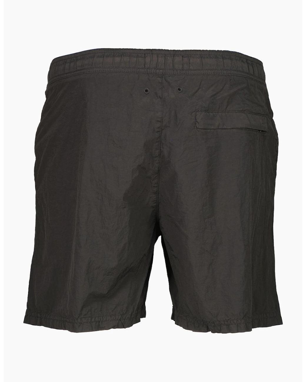 Stone Island Gray Nylon Metal Swim Shorts for men