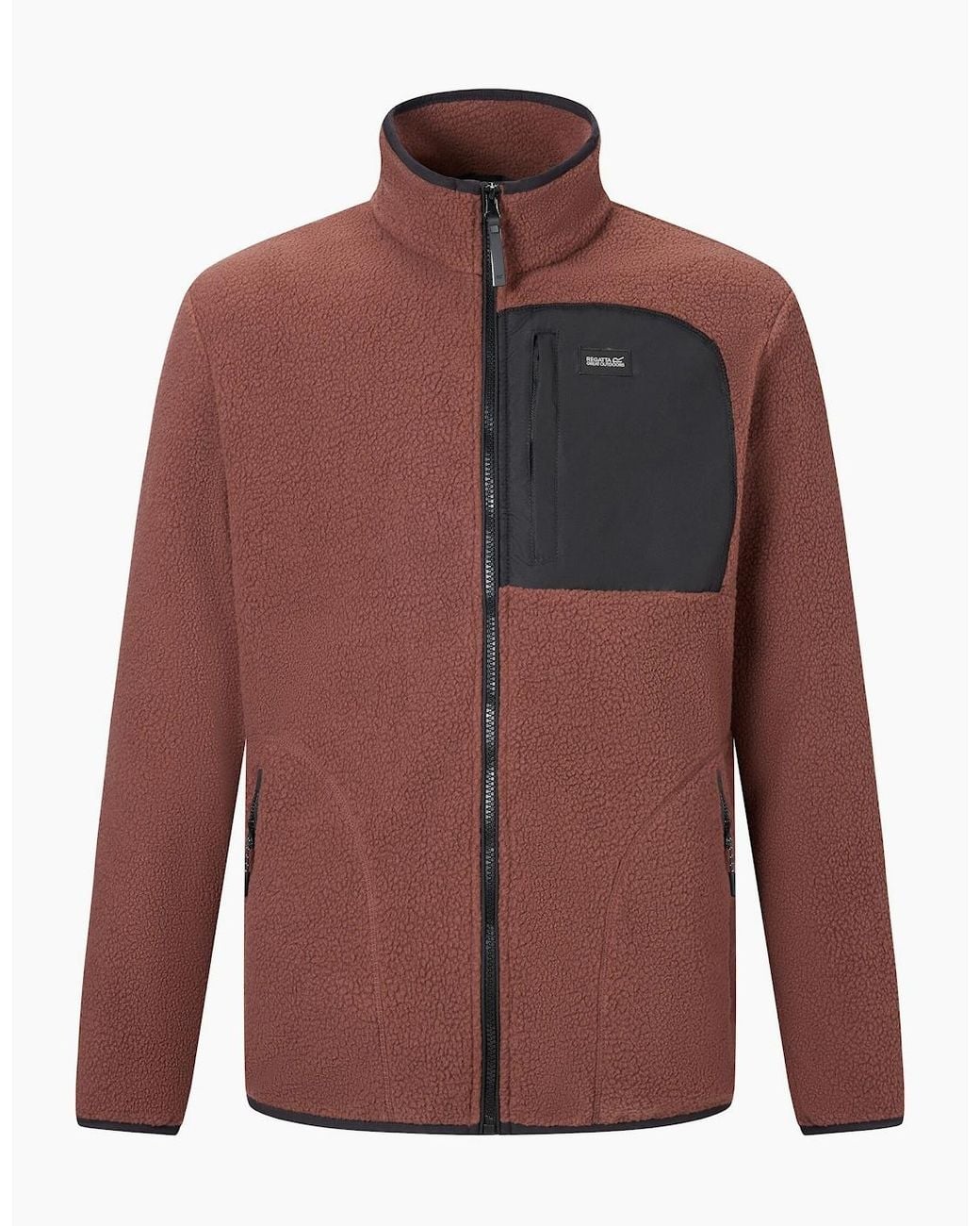 Regatta Brown Frankie Borg Fleece Jacket for men